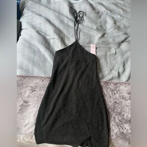 Wild Fable Black Halter Dress